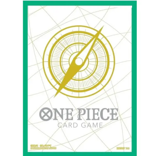 Bandai Card Sleeves 70ct - One Piece Card Game: Standard Green