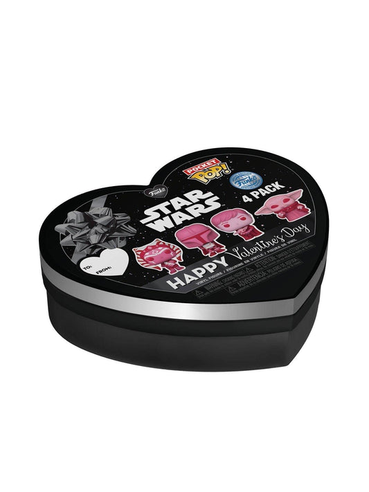Funko Pop! Star Wars The Mandalorian 4-pack Happy Valentines Day
