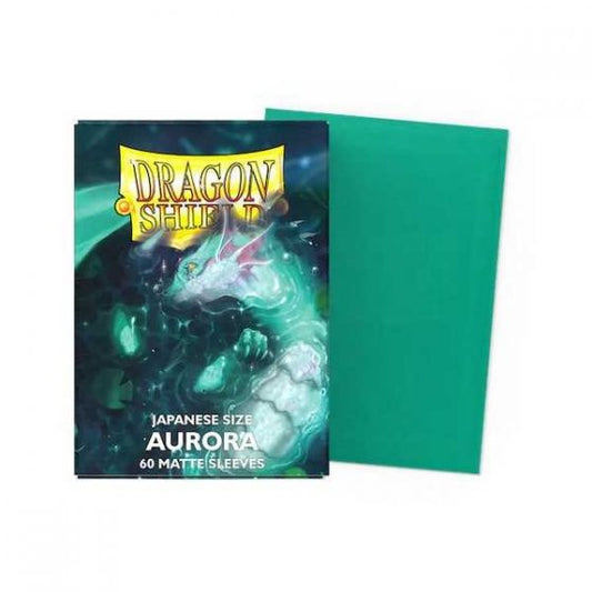 Dragon Shield Sleeves - Matte Japanese size - Aurora (60 Sleeves)